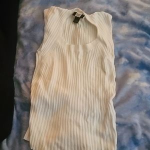 Studio 1940 Sleevless white shirt